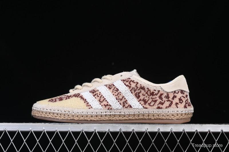 Adidas Clot x Originals Gazelle Indoor Retro Casual Slip-Resistant Wear-Resistant Low-Top Sneakers - IH3642