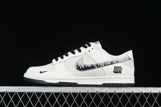 Nike SB Dunk Low UN Collaboration Anniversary Custom Sneakers with Black Swoosh - DJ2024-068