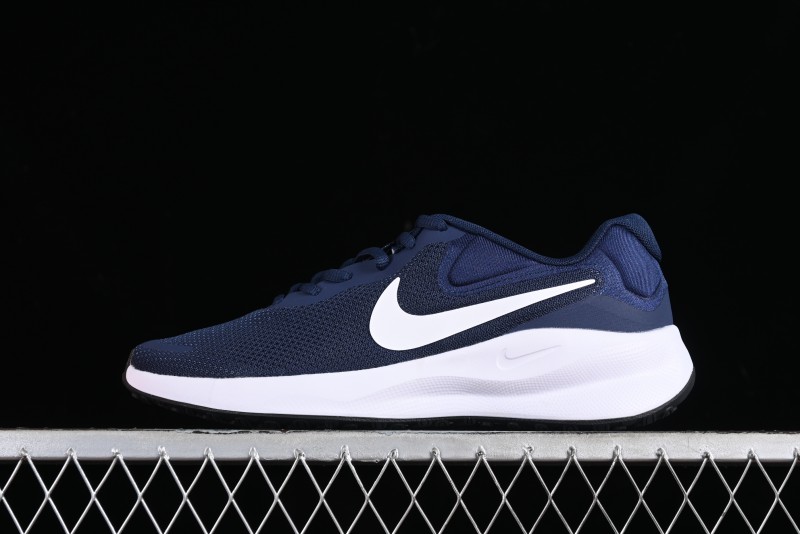 Nike Revolution 7 Wide Low-Top Running Shoes with Breathable Mesh and Durable Cushioning - FB2207-400