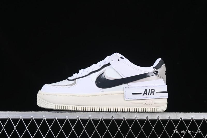 Nike Air Force 1 Shadow Low-Top Sneakers with Lightweight EVA Midsole and Anti-Slip RB Rubber Outsole - DZ1847-110