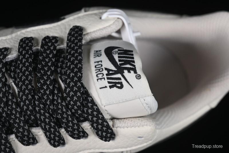 Nike Air Force 1 '07 Low Ted x Portland Triple Collaboration Reflective Black Casual Sneakers - DD8959-706