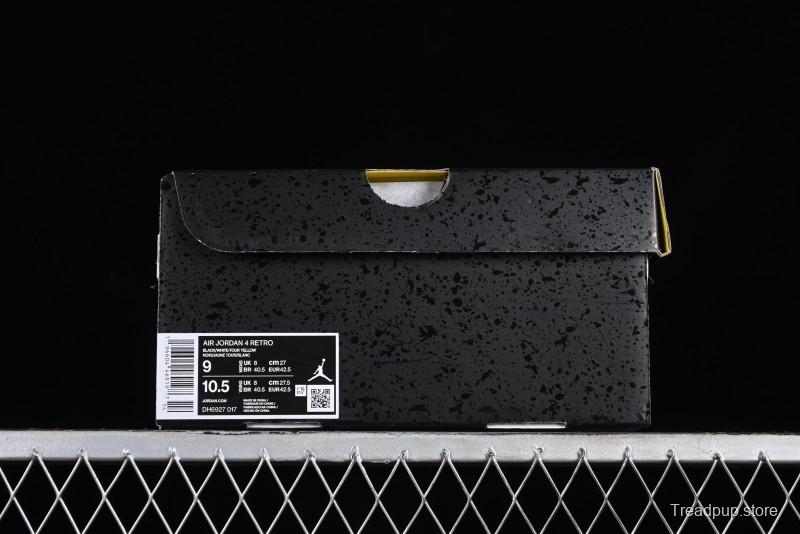 Nike Air Jordan 4 Retro Basketball Shoes Thunder - DH6927-017