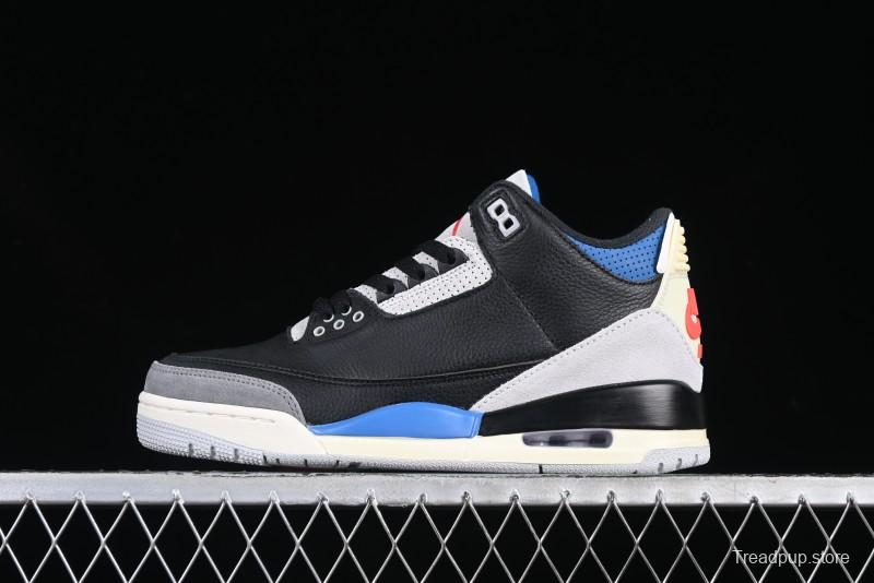 Nike Air Jordan 3 OG "Rare Air" Retro Basketball Shoes with Reverse Swoosh Design - IB8967-004