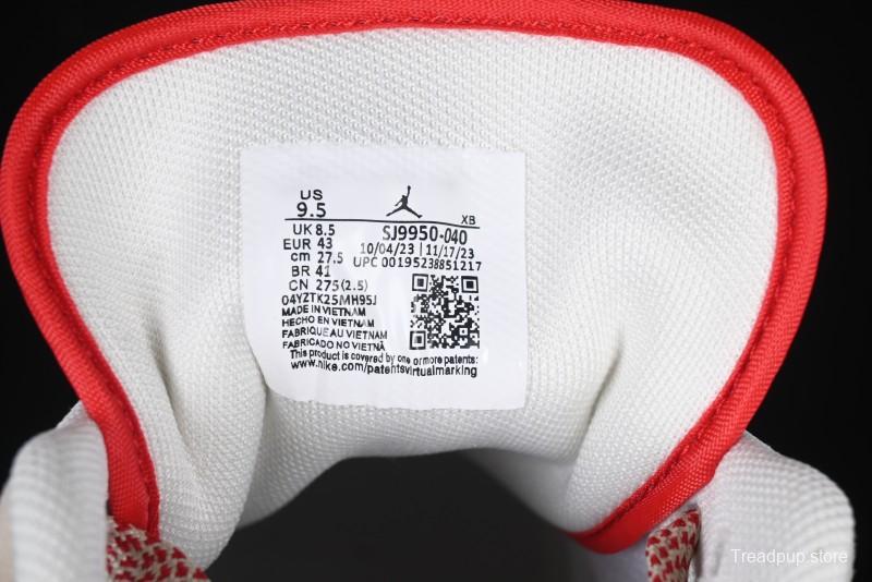 Nike Air Jordan 1 Low Stussy Collaboration Khaki Red Hook Retro Basketball Shoes - SJ9950-040