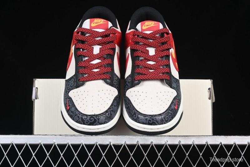 Nike SB Dunk Low Year of the Snake Series - Dual-Tone Swoosh with Hidden Pattern - DJ2024-080