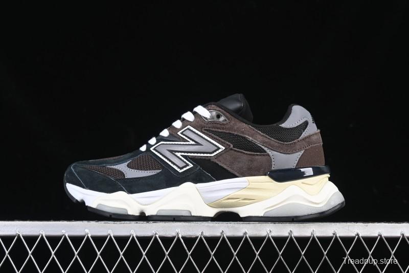 New Balance 9060 Retro Casual Running Shoes with ABZORB Cushioning Technology - U9060BRN