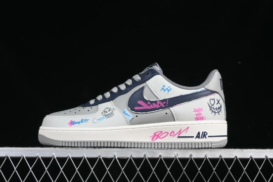 Nike Air Force 1 '07 Low "Jinkesi" League of Legends Series Jinx Custom Low-Top Casual Sneakers for Autumn Winter - XL2321-222