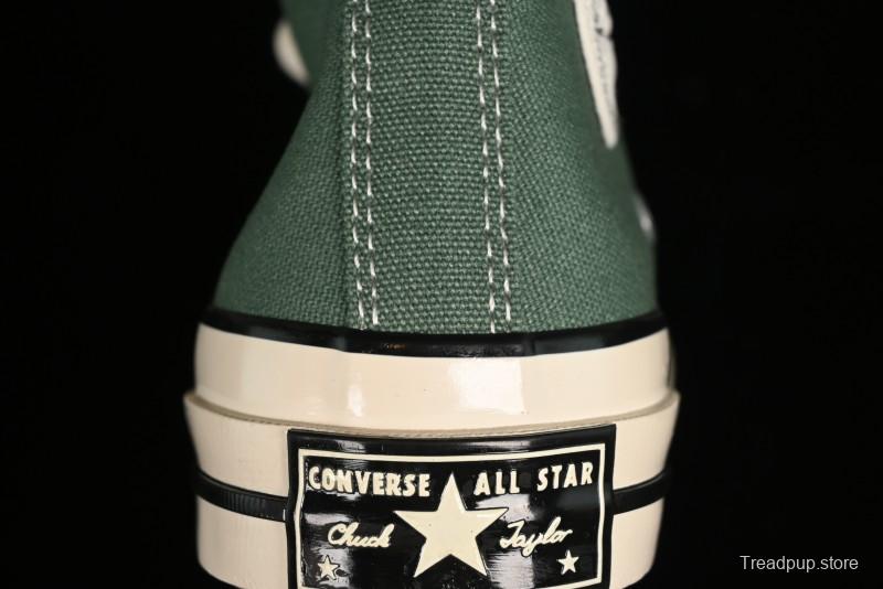 Converse Chuck 1970s High Top Casual Canvas Sneakers in Pine Green - A06521C