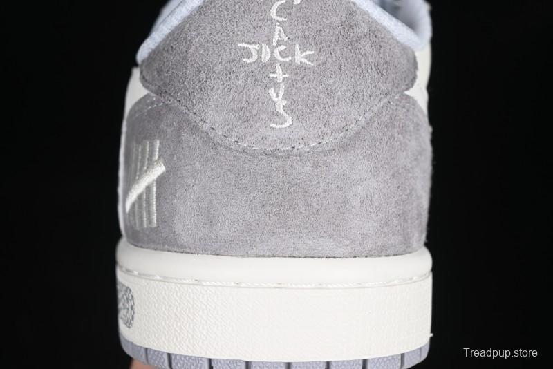 Nike Travis Scott x Fragment Design x Air Jordan 1 Low OG SP AJ1 Retro Casual Sneakers - DM7866-048