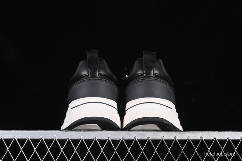 Shoot Brand Replay Black Plum Retro Comfort Leather Anti-Slip Platform Low-Top Casual Sneakers - AJD4