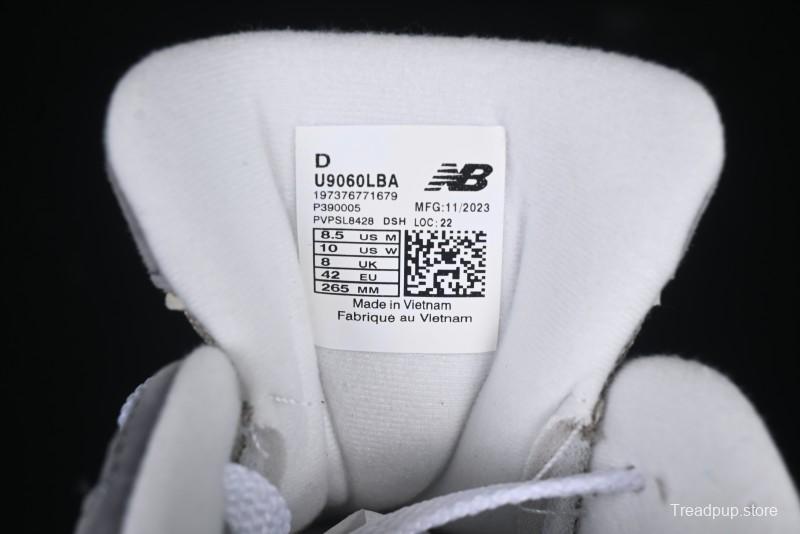 New Balance NB9060 Series Retro Casual Running Shoes with ABZORB Cushioning - U9060LBA