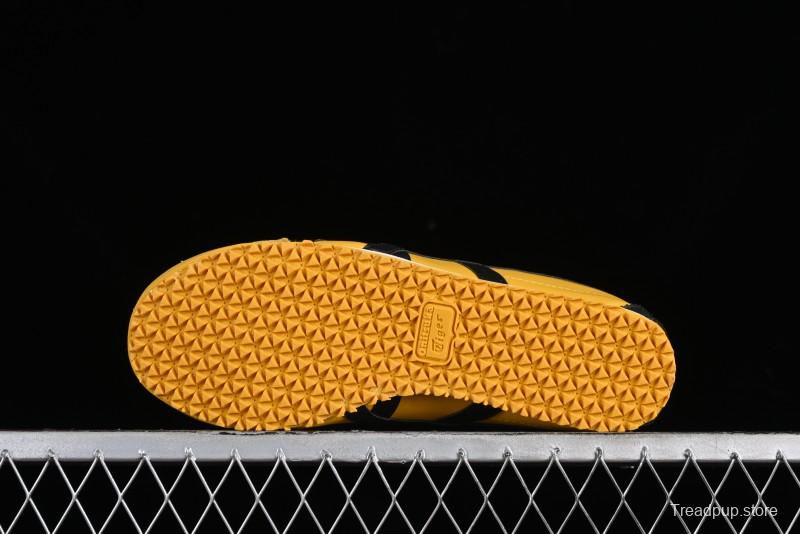 Onitsuka Tiger Mexico 66 Low-Top Leather Sneakers with Lace-Up Design - DL408-0490