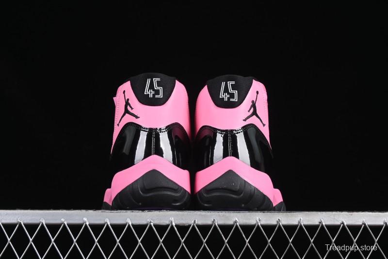 Nike Air Jordan 11 Retro High Top Basketball Shoes in Black Pink - CT8012-500