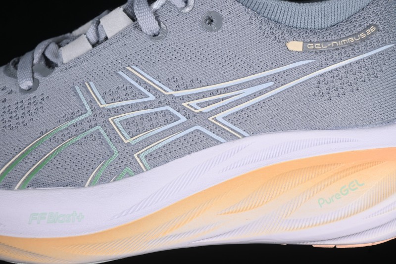 Asics Gel-Nimbus 26 Retro Breathable Casual Shoes Cushioned Men's Durable Running Shoes - 1012B601-020