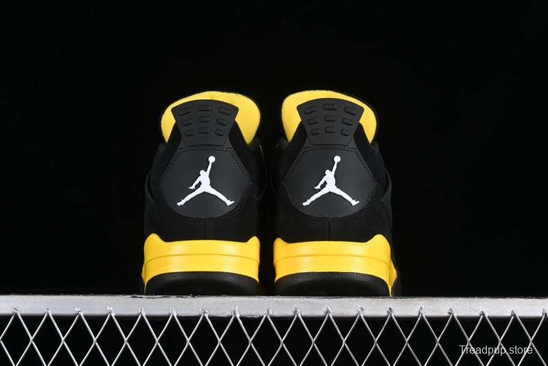 Nike Air Jordan 4 Retro Basketball Shoes Thunder - DH6927-017
