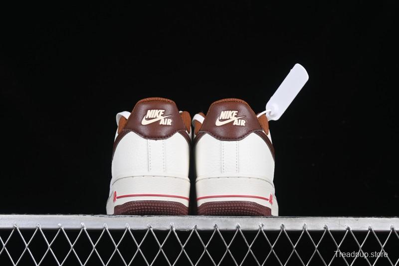 Nike Air Force 1 '07 Low Casual Sneakers with Full-Length Air Cushion - HQ7027-100