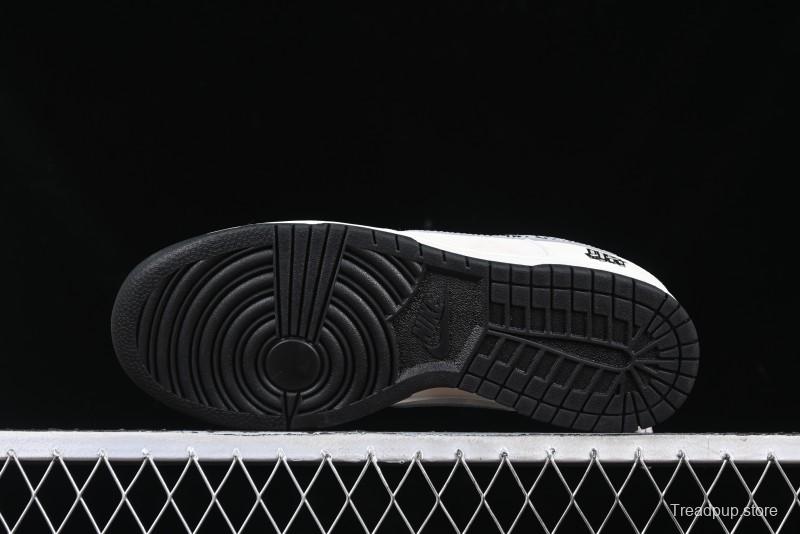 Nike SB Dunk Low UN Collaboration Anniversary Custom Sneakers with Black Swoosh - DJ2024-068