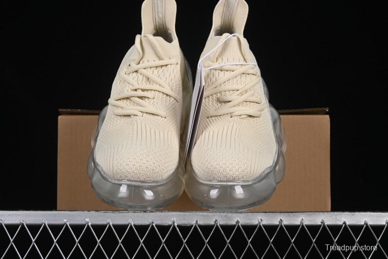 Grounds Big Bubble High Platform Sneakers in Cream White - AJE5