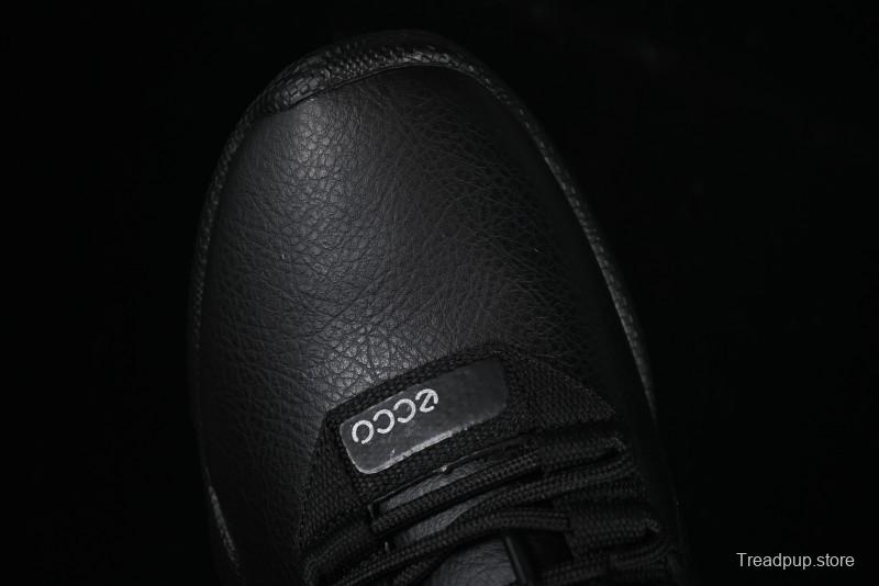 Men's All-Black Premium Leather Sneakers – Sleek & Versatile Design