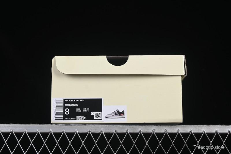Nike Air Force 1'07 Low Supreme Casual Sneakers in Beige Grey Black - HH7518-055