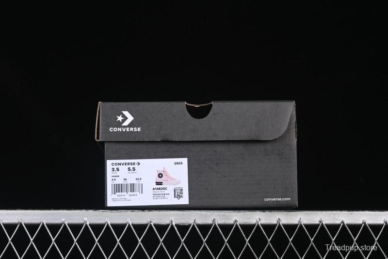 Converse Chuck 70 High Top Platform Sneakers in Pink Color Block Design - A14825C