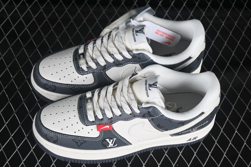 Nike Air Force 1 '07 Low LV Collaboration Beige Print Casual Sneakers - CS5288-002