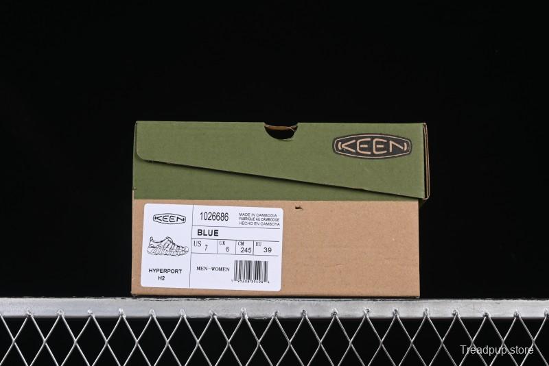 Keen Newport H2 Outdoor Sports Water Sandals with Drainage and Toe Protection - 1026686BLUE