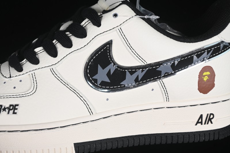 Nike Air Force 1 '07 Low Bape Collaboration Dual Camo Print Casual Sneakers - XS1958-523