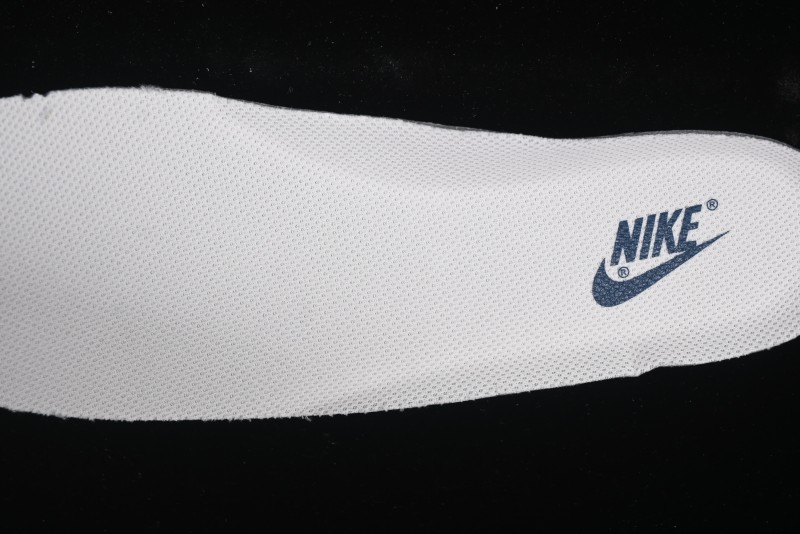 Nike Air Force 1 'Wave Swoosh' Edition – White & Navy**
