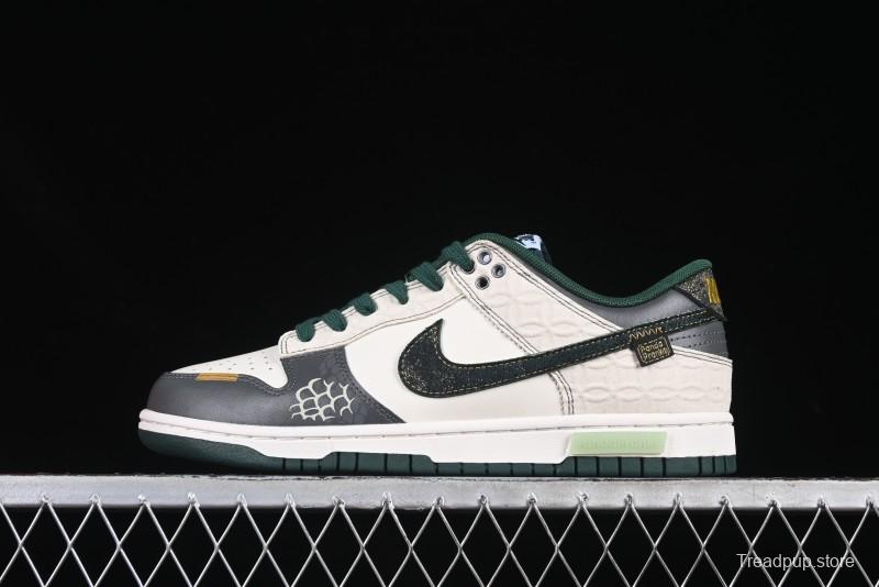 Nike Dunk Low Year of the Dragon Anniversary Premium Custom Low-Top Casual Sneakers - DV0833-111