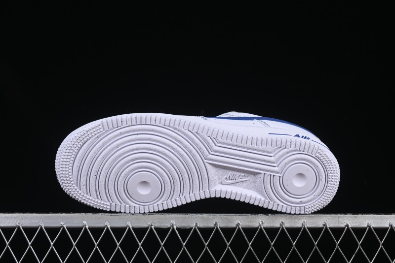 Nike Air Force 1 Low White & Blue – Iconic Leather Sneakers