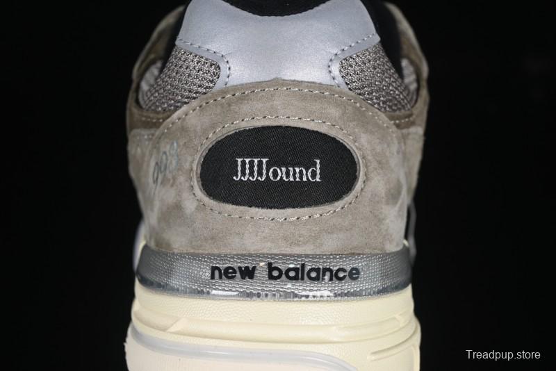 New Balance Made In USA M993 Series Classic Retro Casual Running Shoes with Heritage Design - U993JJ