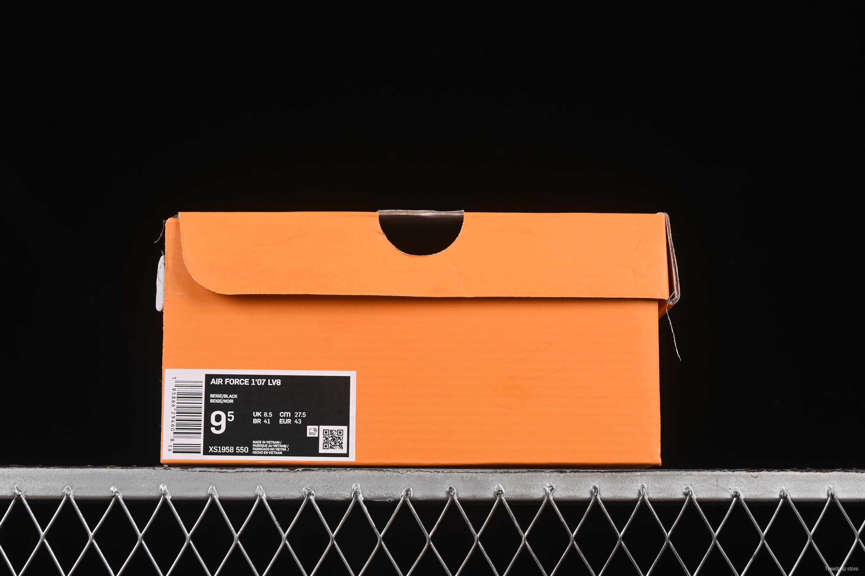 Nike Air Force 1 '07 Low LV Collaboration Denim Black Casual Sneakers - XS1958-550