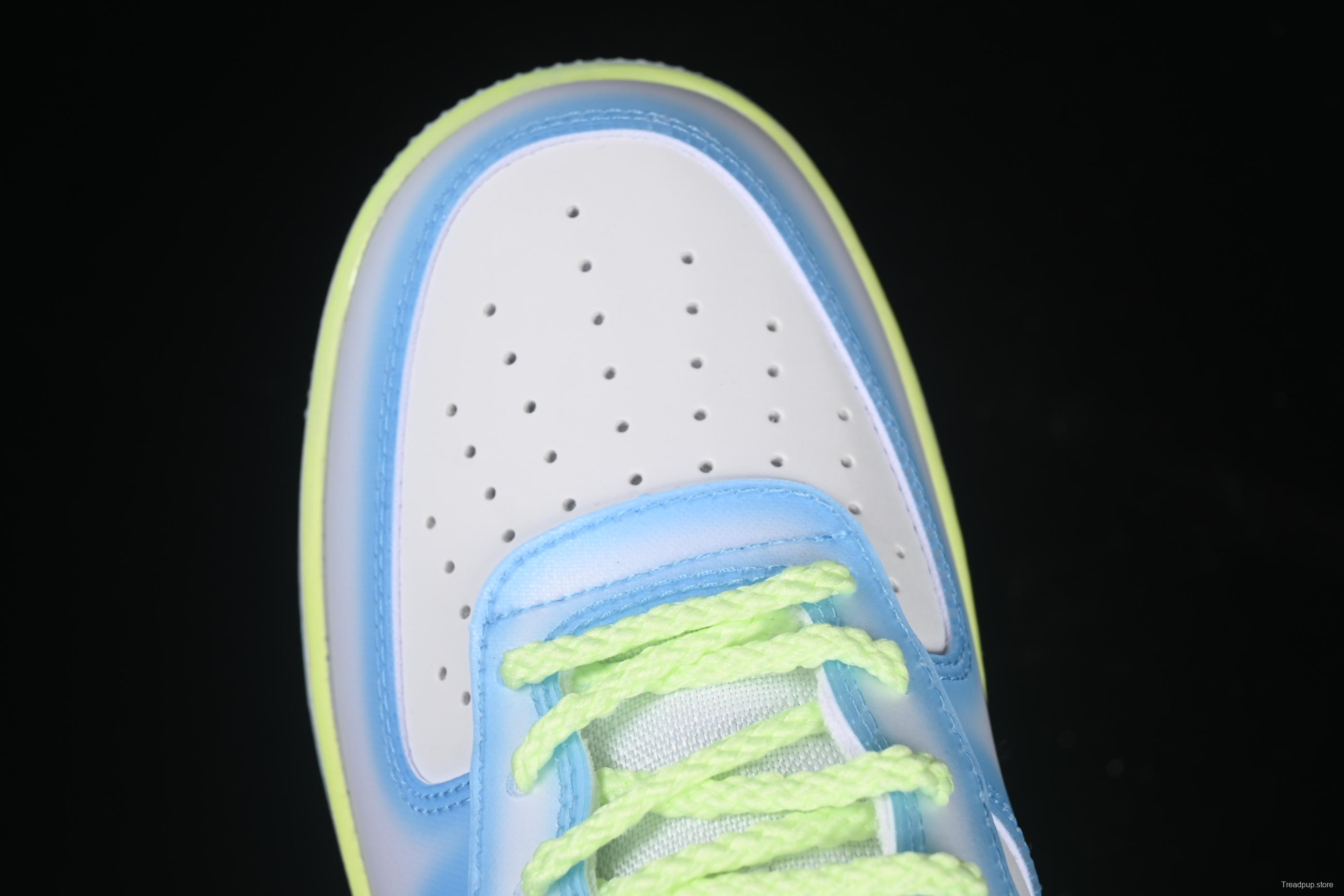 Nike Air Force 1'07 Low Jelly Blue Casual Sneakers - HJ4399-400