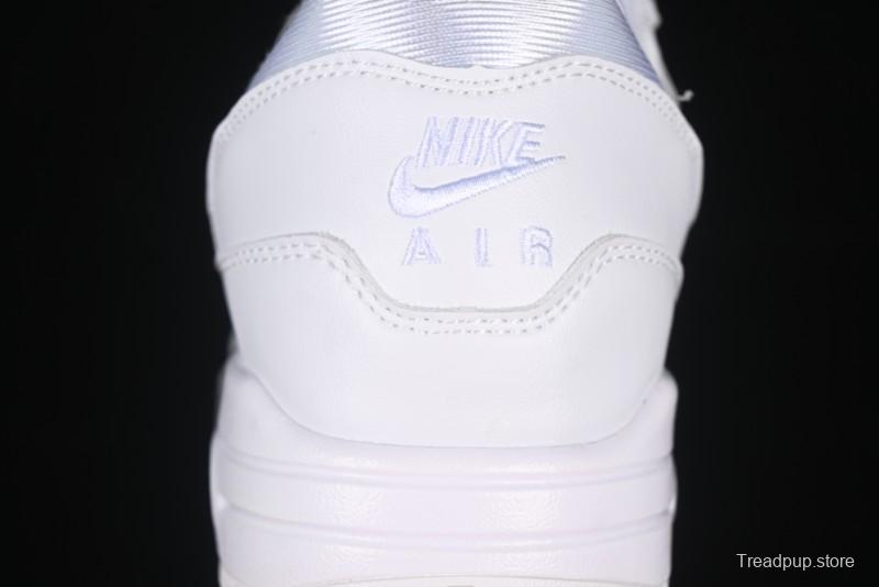 Nike Air Max 1 Retro Running Shoes with Half-Sole Air Cushion - 454746-107