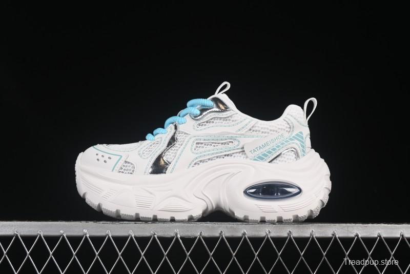 GG-CC Casual Fashion Sporty Chunky Platform Sneakers Series 879 Blue