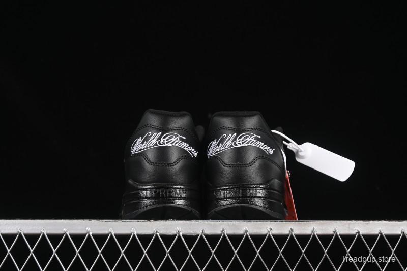 Nike Air Max 1 Retro Running Shoes with Half-Sole Air Cushion - HF8813-001