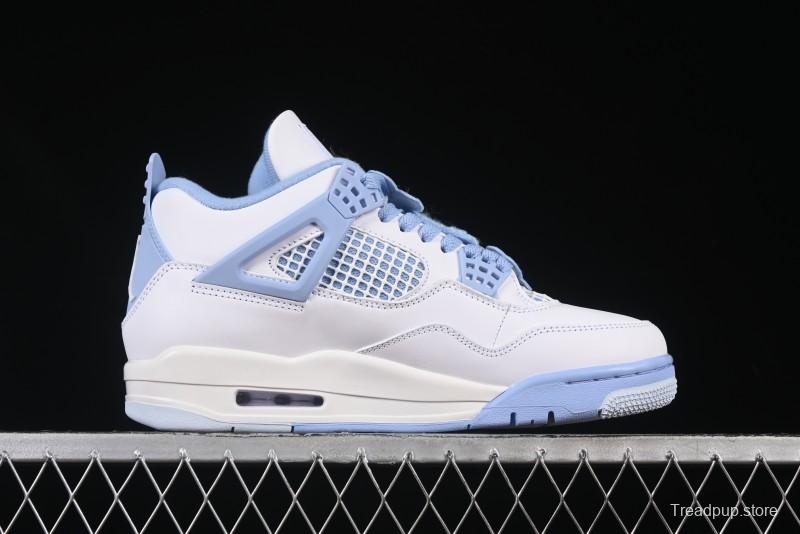 Nike Air Jordan 4 Retro "Forget Me Not" Mothers Day Sneakers with Floral Accents - HV0823-100