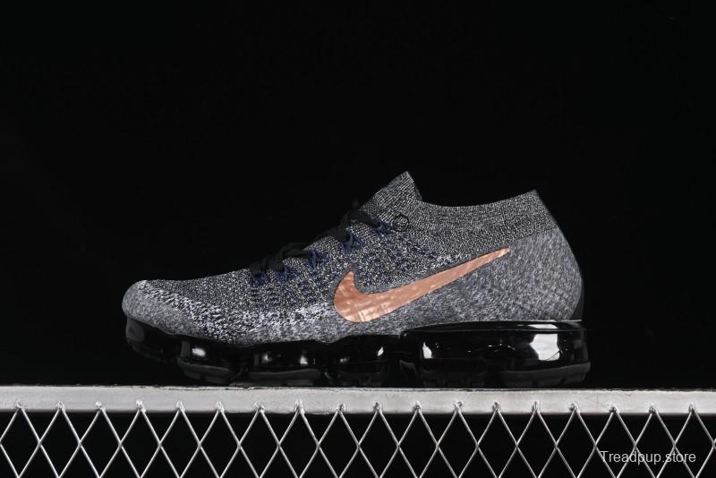 Nike Vapormax Flyknit Breathable Casual Running Shoes with Full-Length Air Cushion - 849558-010