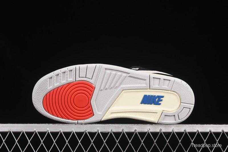 Nike Air Jordan 3 Retro OG Rare Air Sneakers with Small Reverse Swoosh - IB8967-004