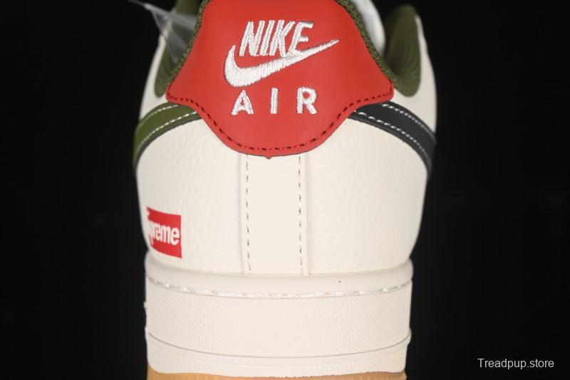 Nike Air Force 1 '07 Low Supreme Collaboration Gradient Gum Sole Casual Sneakers - XS1958-567