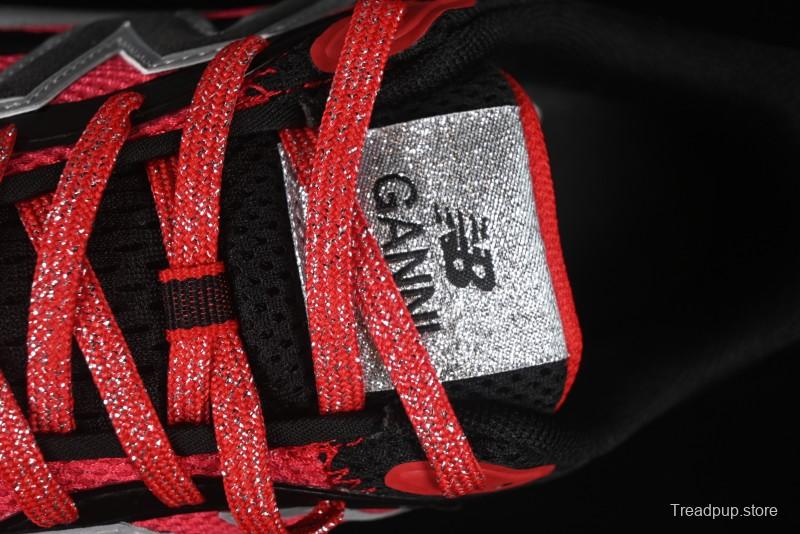 Ganni x New Balance Fresh Foam Trainer UTRNGA Silver Metallic Retro Running Shoes - UTRNGN