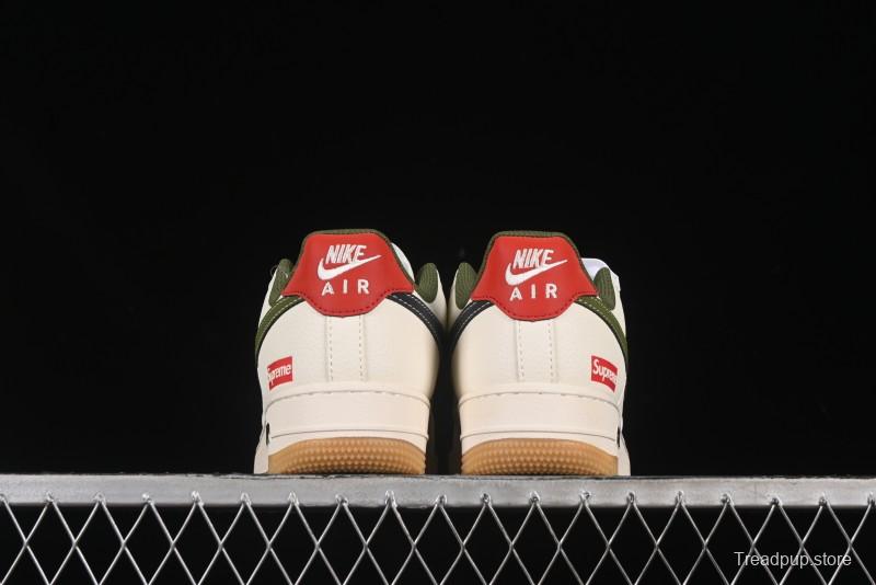 Nike Air Force 1 '07 Low Supreme Collaboration Gradient Gum Sole Casual Sneakers - XS1958-567