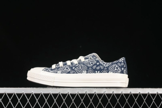 Converse Chuck 1970s Low Top Casual Sneakers with Paisley Pattern - A15751C