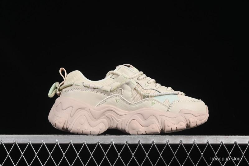 Fila Heritage Fluid Cat Paw 5.0 Vintage Dad Shoes with Lace-Up Design - F12W432101FAP