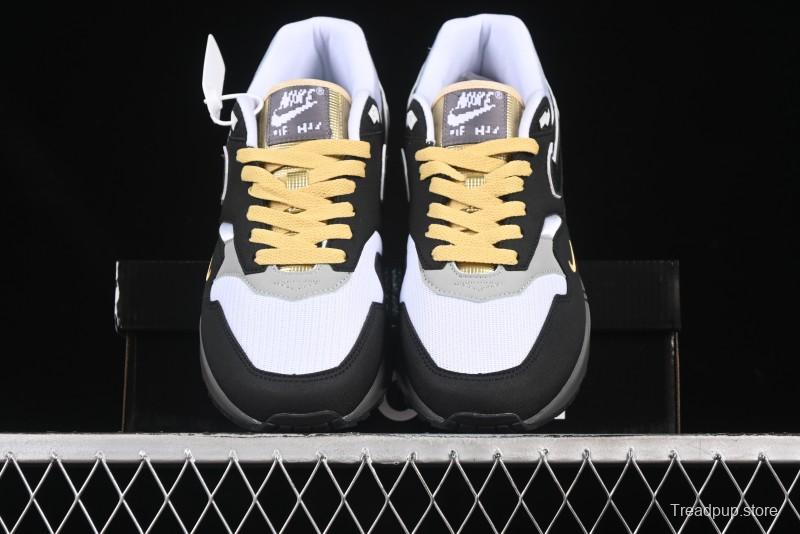 Nike Air Max 1 Retro Running Shoes with Half-Sole Air Cushion - IB9898-001