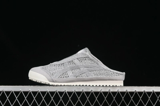 Onitsuka Tiger Mexico 66 Sabot Slip-On Shoes with Breathable Mesh Upper - 1183A707-020