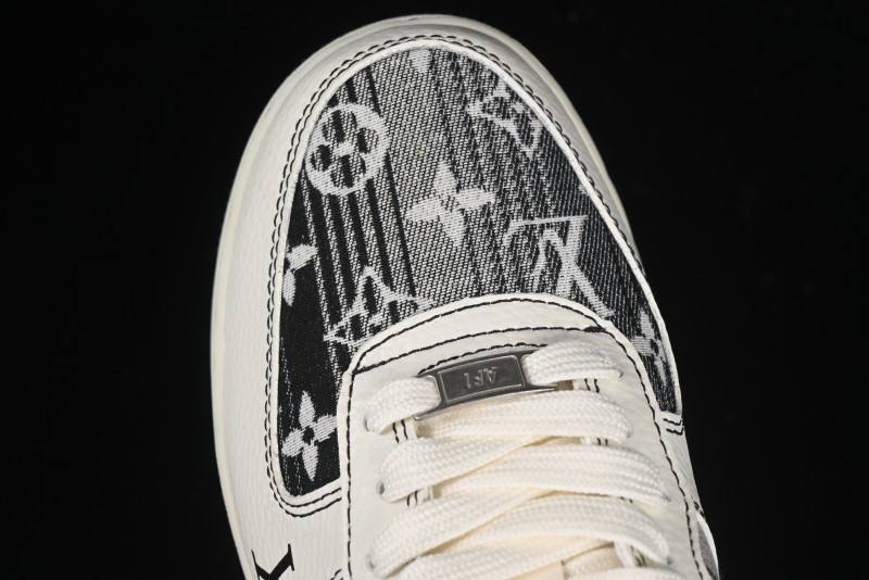 Nike Air Force 1 '07 Low LV Collaboration Cream Black Casual Sneakers - BZ6808-103