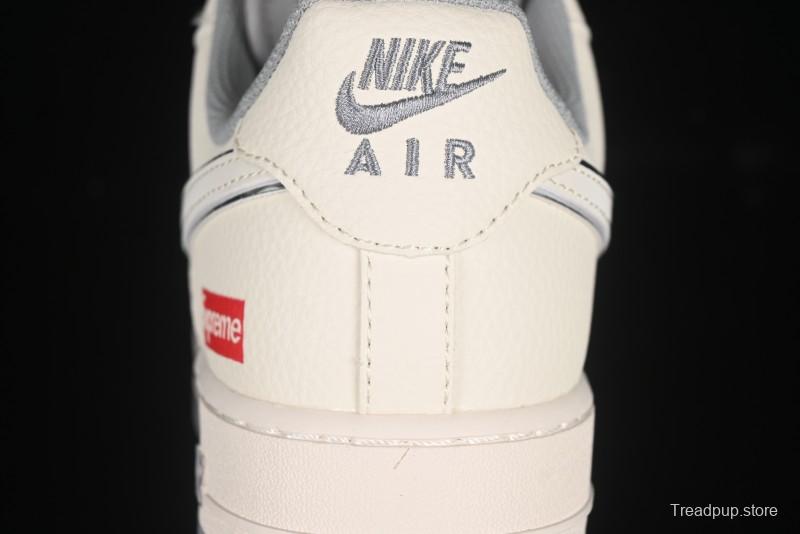 Nike Air Force 1 '07 Low Supreme Casual Sneakers with Full-Length Air Cushion - HH7518-058