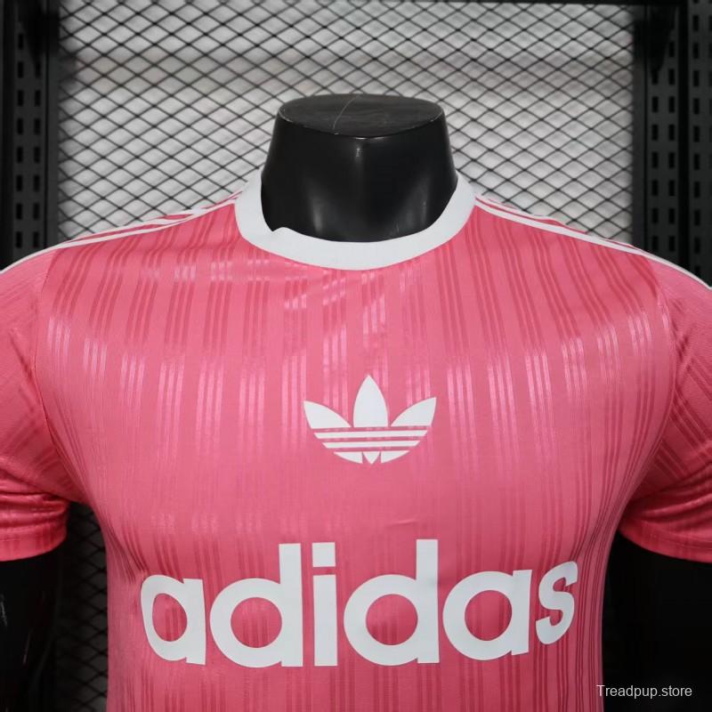 Player Version 2025 Adidas Original Pink T-Shirt